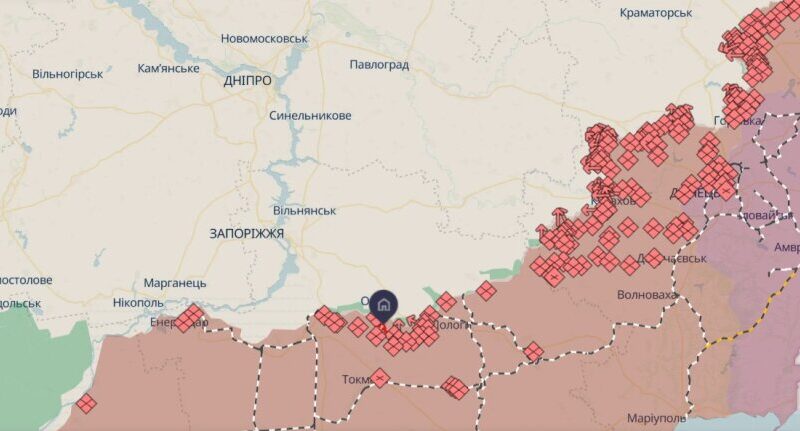 ПС ЗСУ знищили командно-спостережний пункт російських військ у Запорізькій області